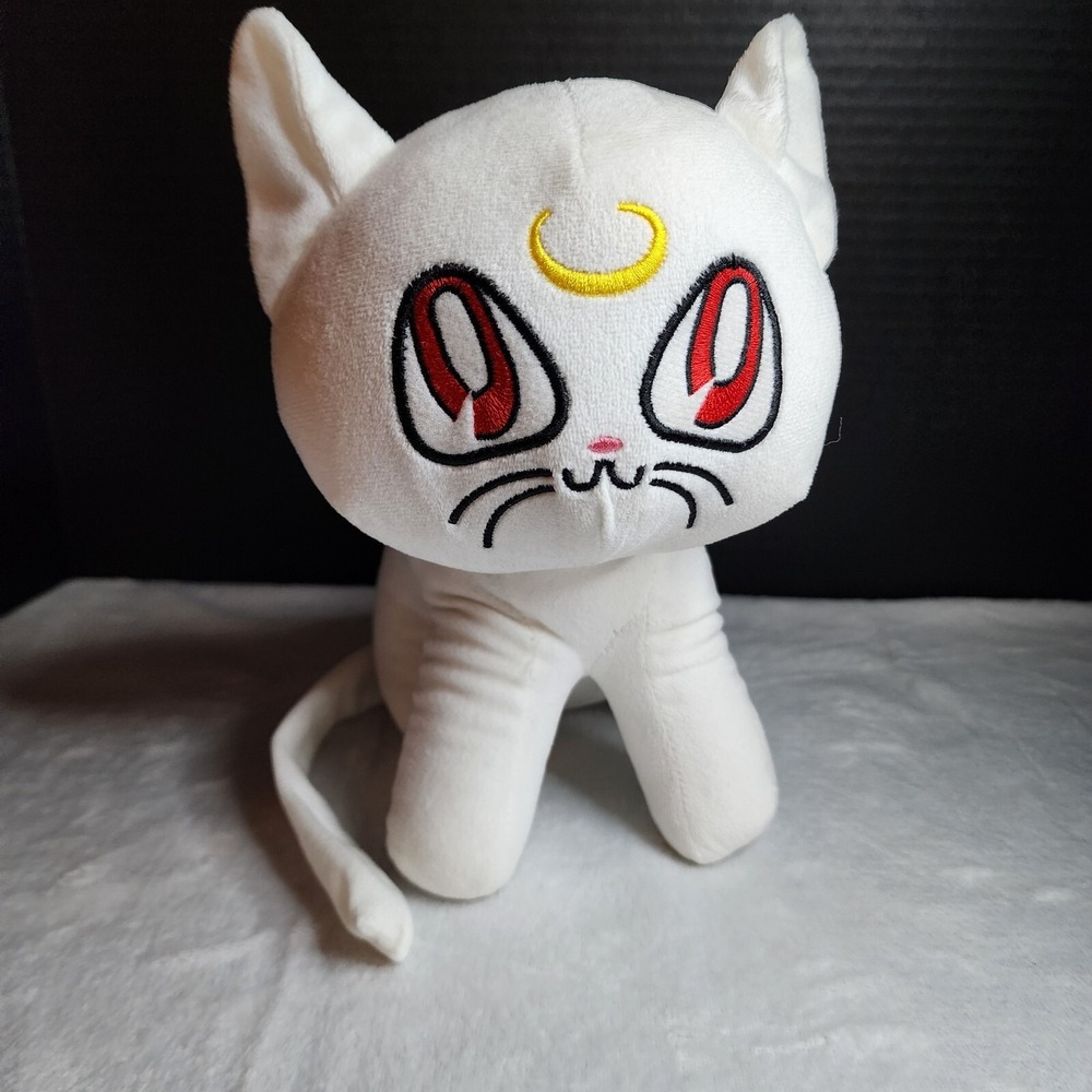 Sailor‎ Moon Artemis Plush White Cat 8 Inch Stuffed Animal Anime Toy